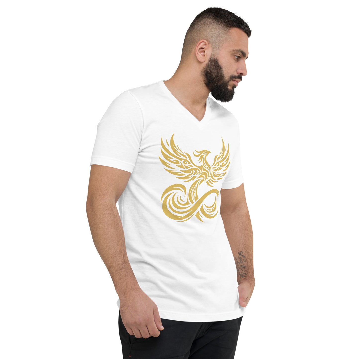 Richen Phoenix Rising V-Neck T-Shirt