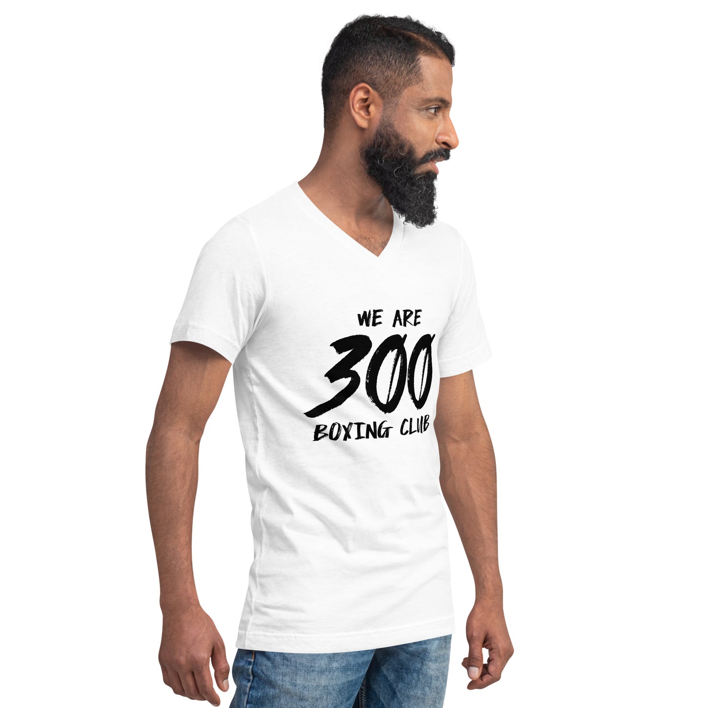 Richen We Are 300 Tshirts Unisex Short Sleeve V-Neck T-Shirt